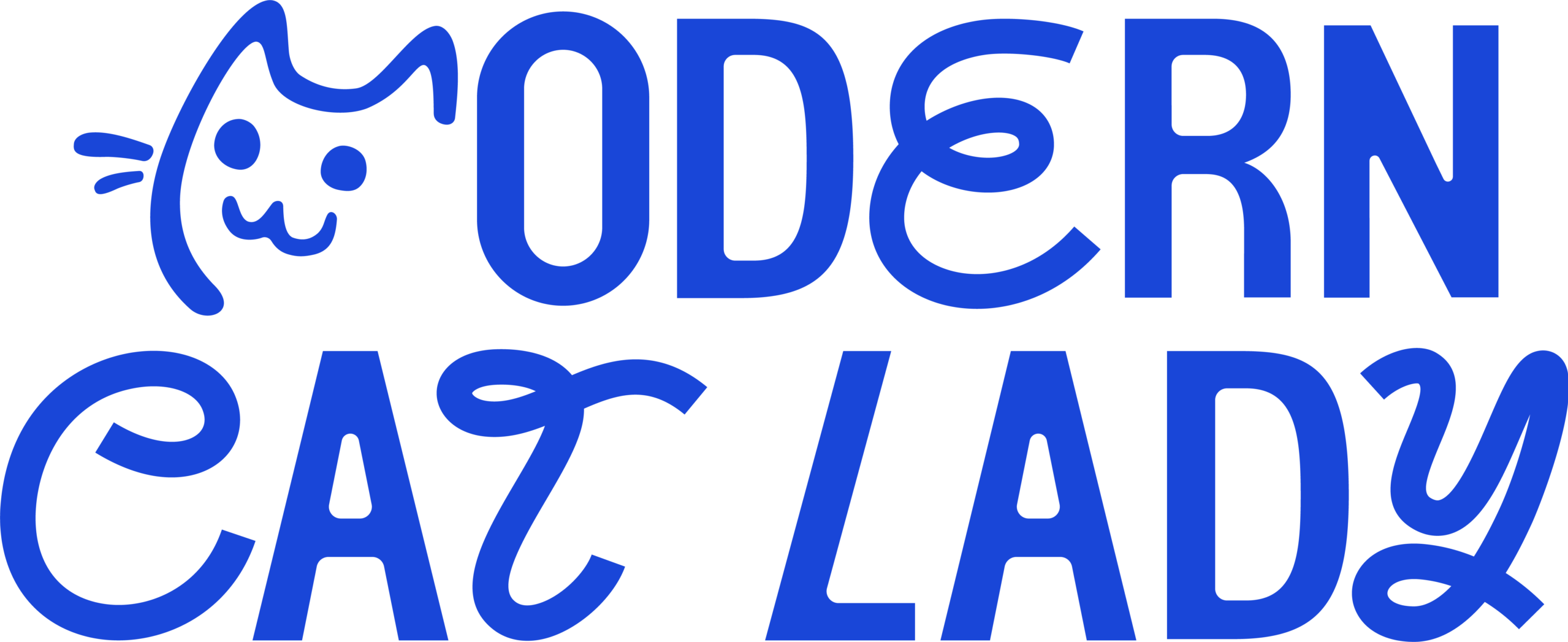Modern Cat Lady Logo
